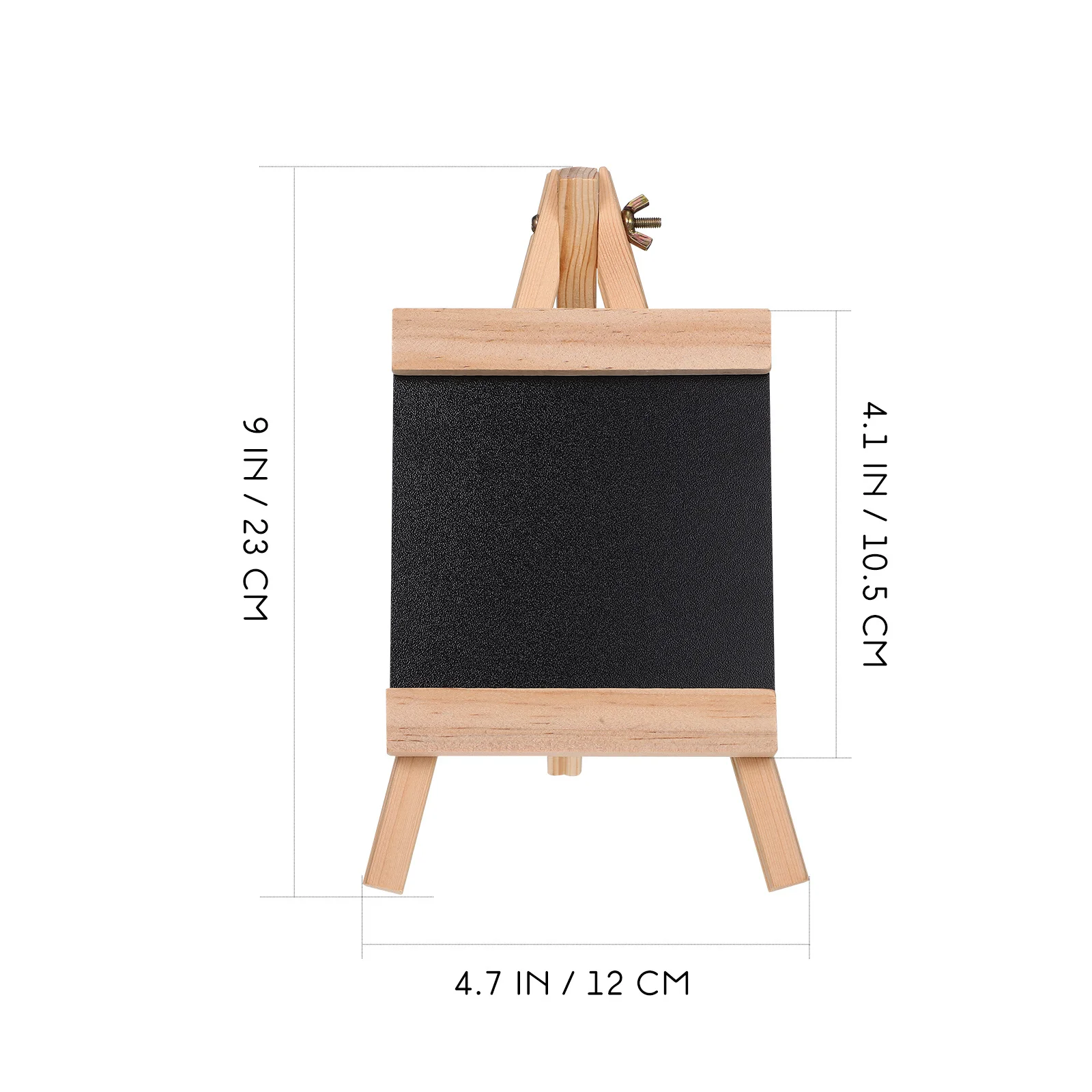 1pcs Wooden Chalkboard Sign Small Blackboard With Stand Tabletop Mini For Restaurant Menu Board Dessert Display Chalk Signs