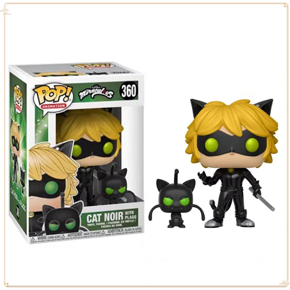 

FUNKO POP Toy Figures Cartoon Moana Classic Character Cat Noir Birthday Gift Handmade Toy Children's Collection Fun Model Doll
