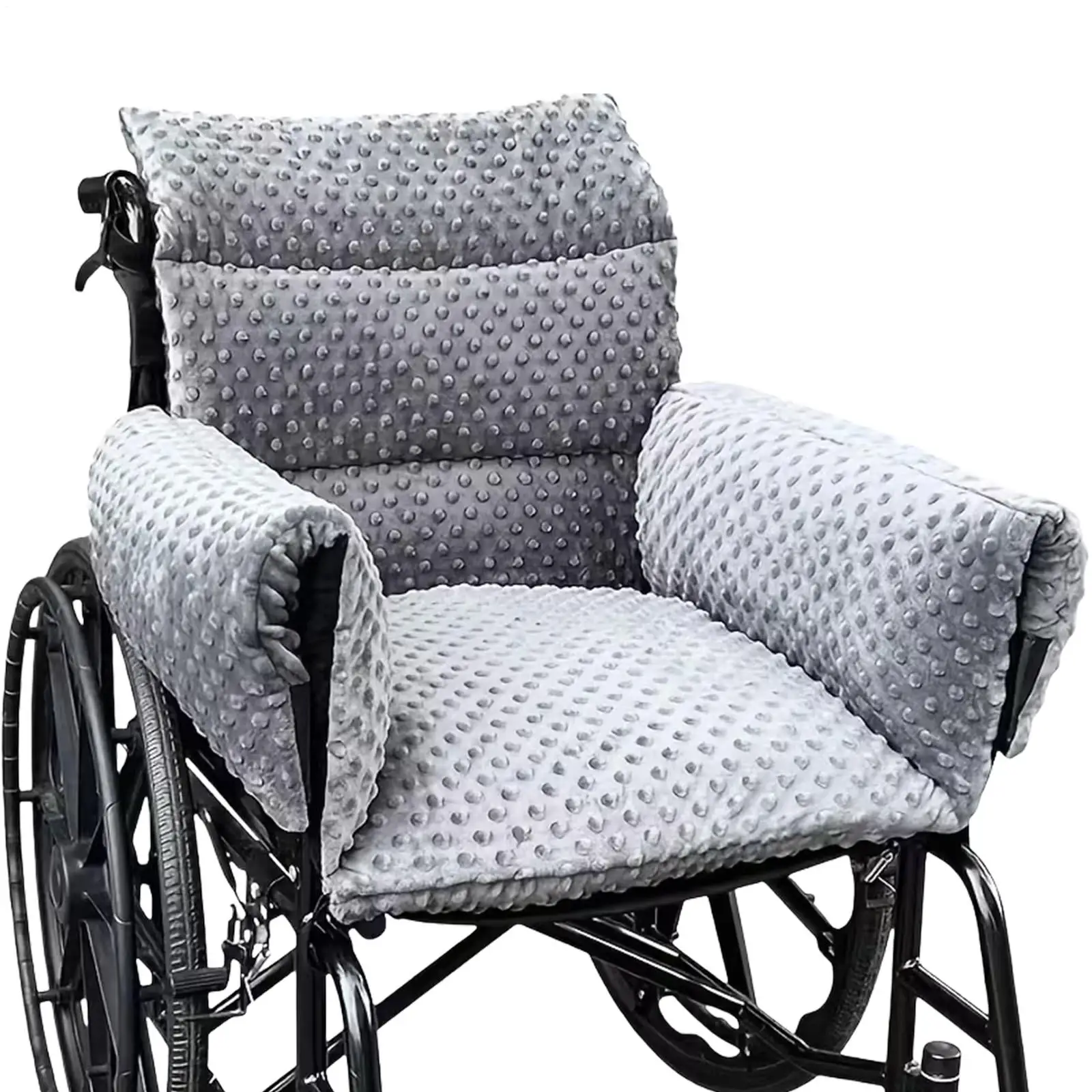 Seat Cushion for Wheelchair Non-Slip Ergonomic Relief Spine Support Seat Cushion Armrest Cover Pad for Grandma Mom Men Dad