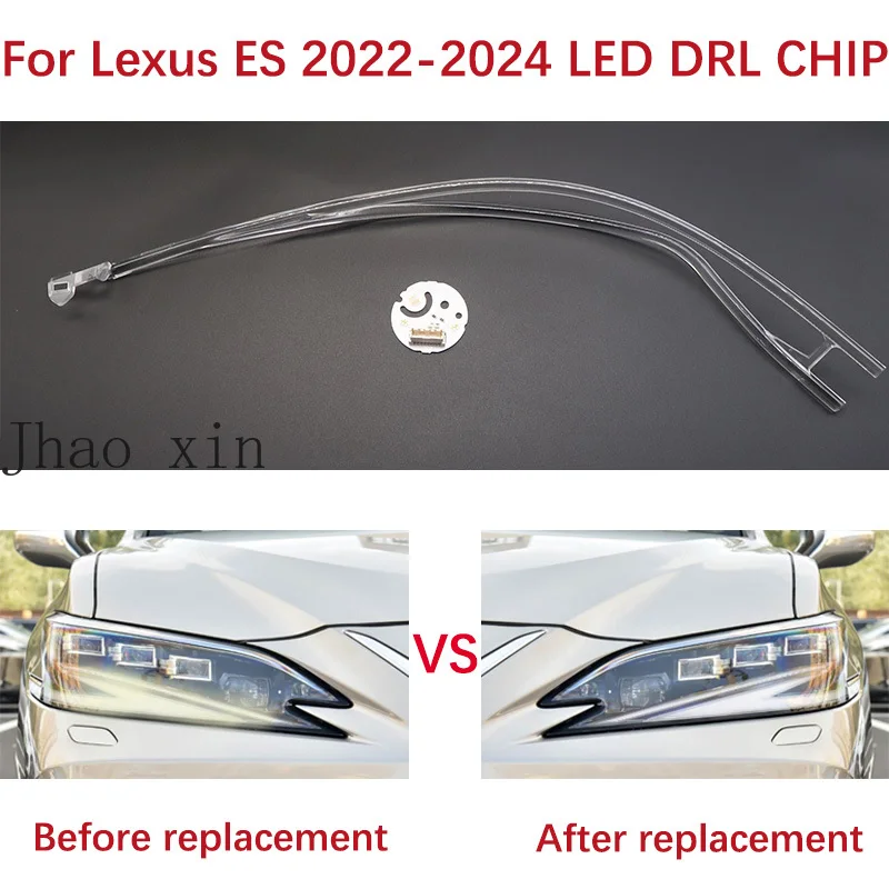 

Light Guide Bar Ballast White Light Suitable for Lexus ES 2022-2024 LED Car Headlight DRL CHIP Lamp Tube Circuit Board Angel Eye