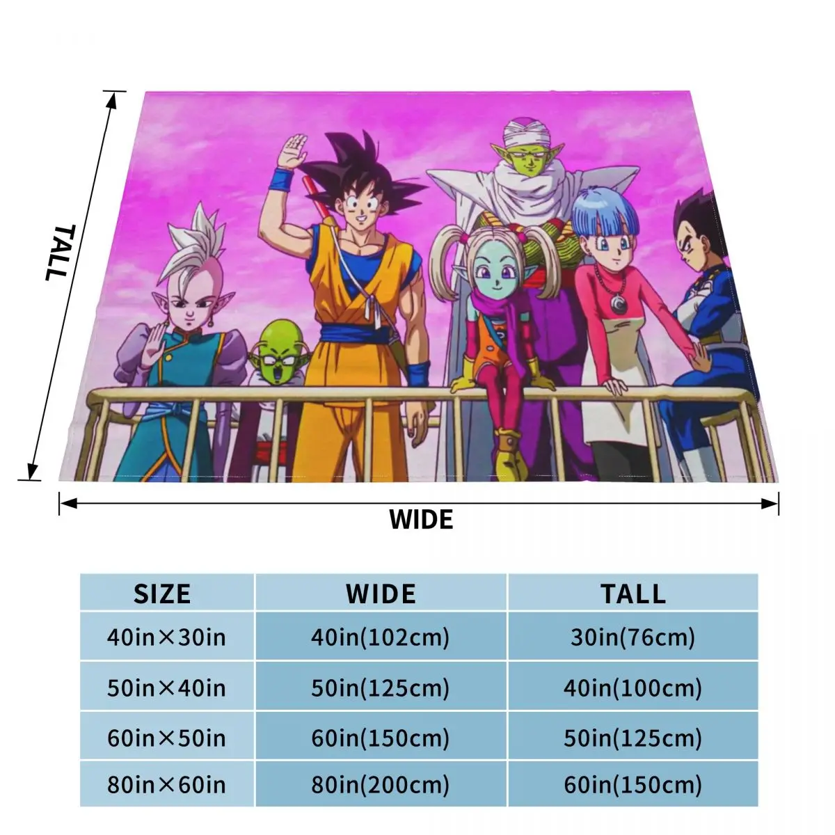 Dragon Ball Z Dragonball Anime Merch Blanket Soft Fleece Throw Blankets Cozy Bedspreads