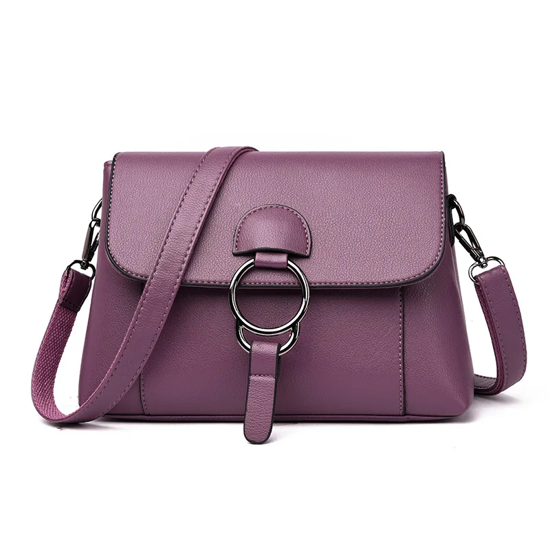 New Bag Women's Shoulder Large Capacity Soft Leather Crossbody Casual Handbags For Women High-Quality Messenger Versatile Luxury