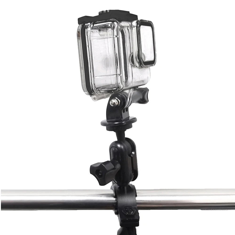 For GoPro 360°Rotatable Motorcycle Bicycle Handlebar Mirror Mount For GoPro Hero 13 12 11 10 Insta360 X5 X4 X3 DJI Action 5 4 3