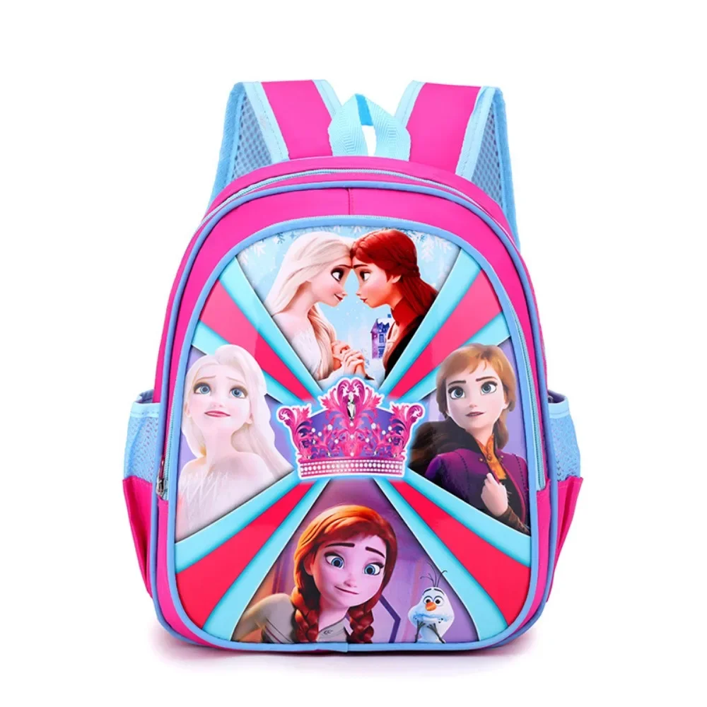 Disney Sofia Cartoon Cute Kids Backpack for Children Aged 3-6 Scientific Stress Reduction Large Capacity Storage School Bag Gift