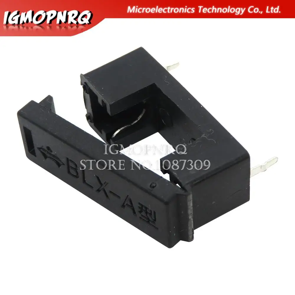 10PCS Fuse holder socket 5x20mm 5*20mm BF-013 BLX-A fuse clamp / box white black hjxrhgal