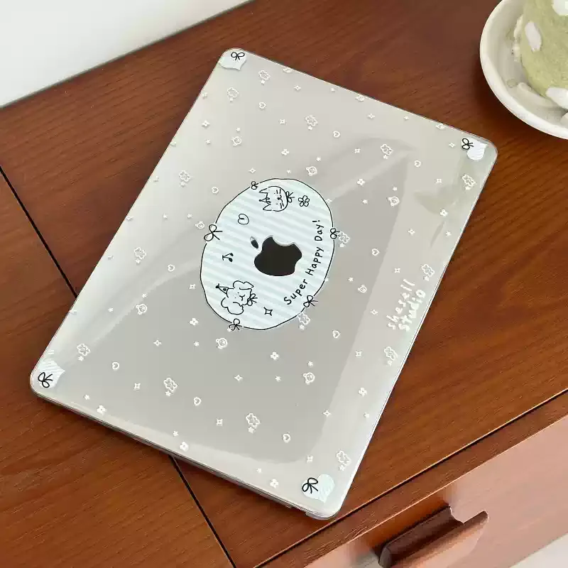 Ins Cute Star Laptop Case For Macbook Neo Air 13 15 Pro 13 14 16 M1 M2 M3 M4 M5 Chip Hard Cover For Mac Book Sleeve Accessories
