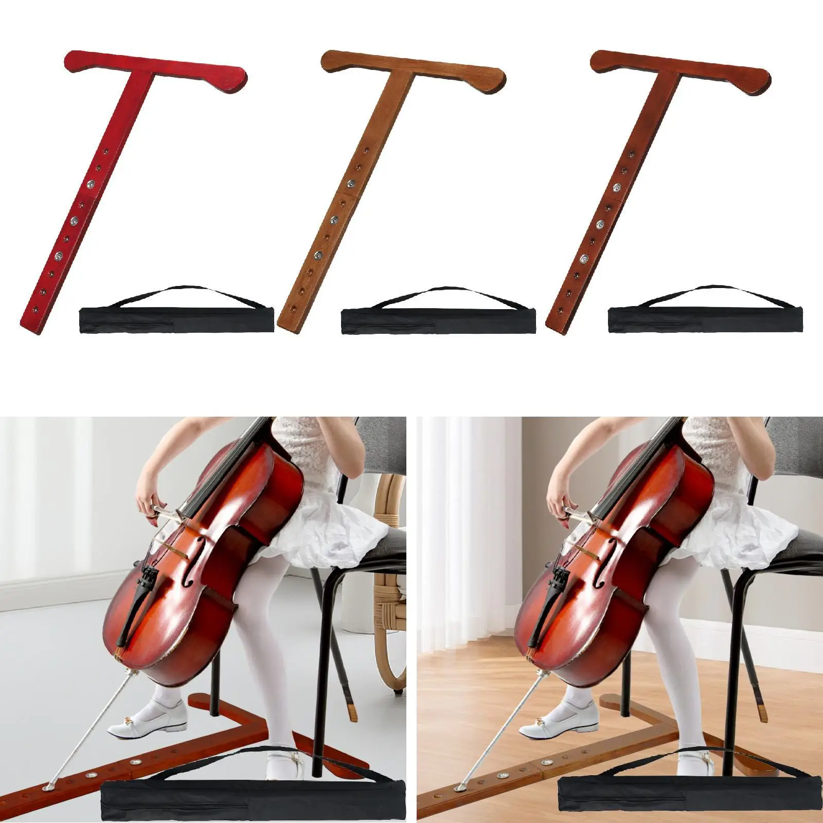 التشيلو Endpin مرساة سدادة بقية حامل حامل حامل خفيف الوزن حامل المهنية عدم الانزلاق التشيلو Endpin سدادة للحفلات الموسيقية #4