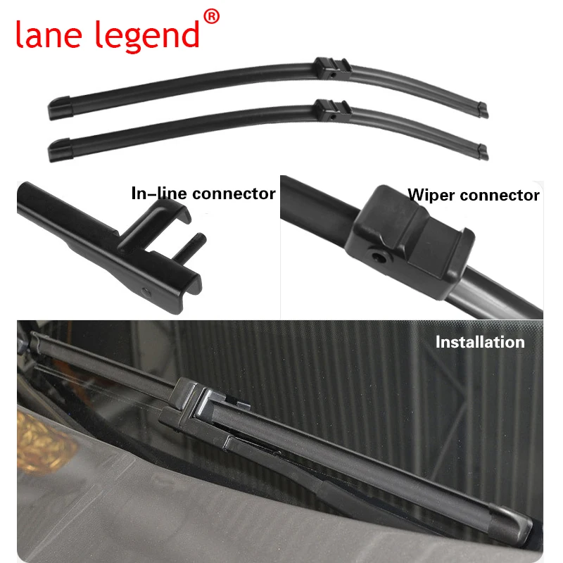 Wiper Front Wiper Blades For Peugeot 407 407 SW 2004 2005 2006 2007 2008 2009 2010 Windshield Windscreen Front Window 28\