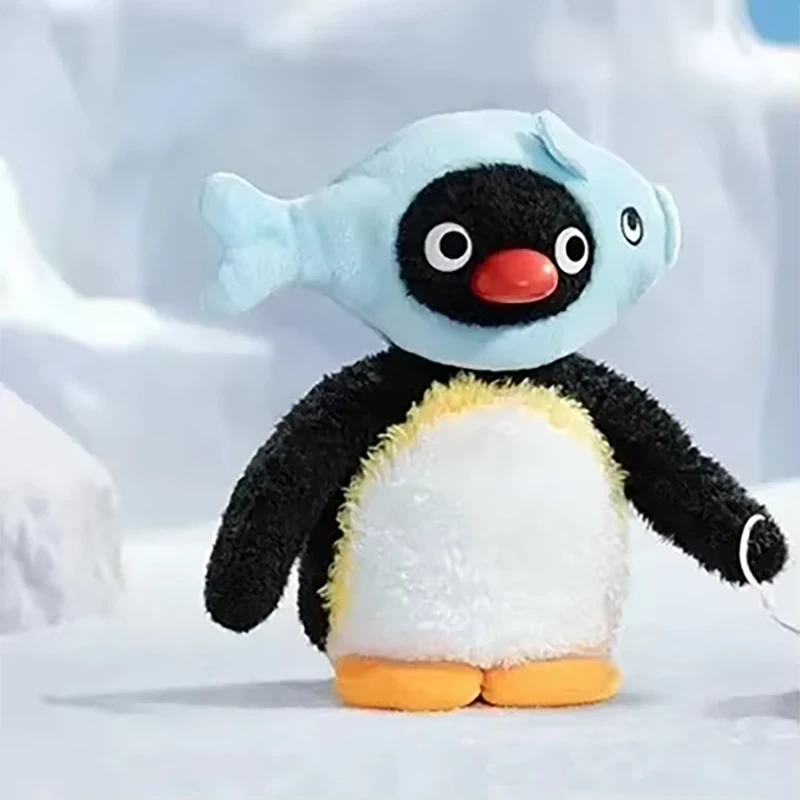 

POP MART Baby Molly X Pingu Happy Fishing Series Виниловый кулон Слепая коробка Игрушка Kawaii Аниме Фигурка Caixa Caja Подарок-сюрприз