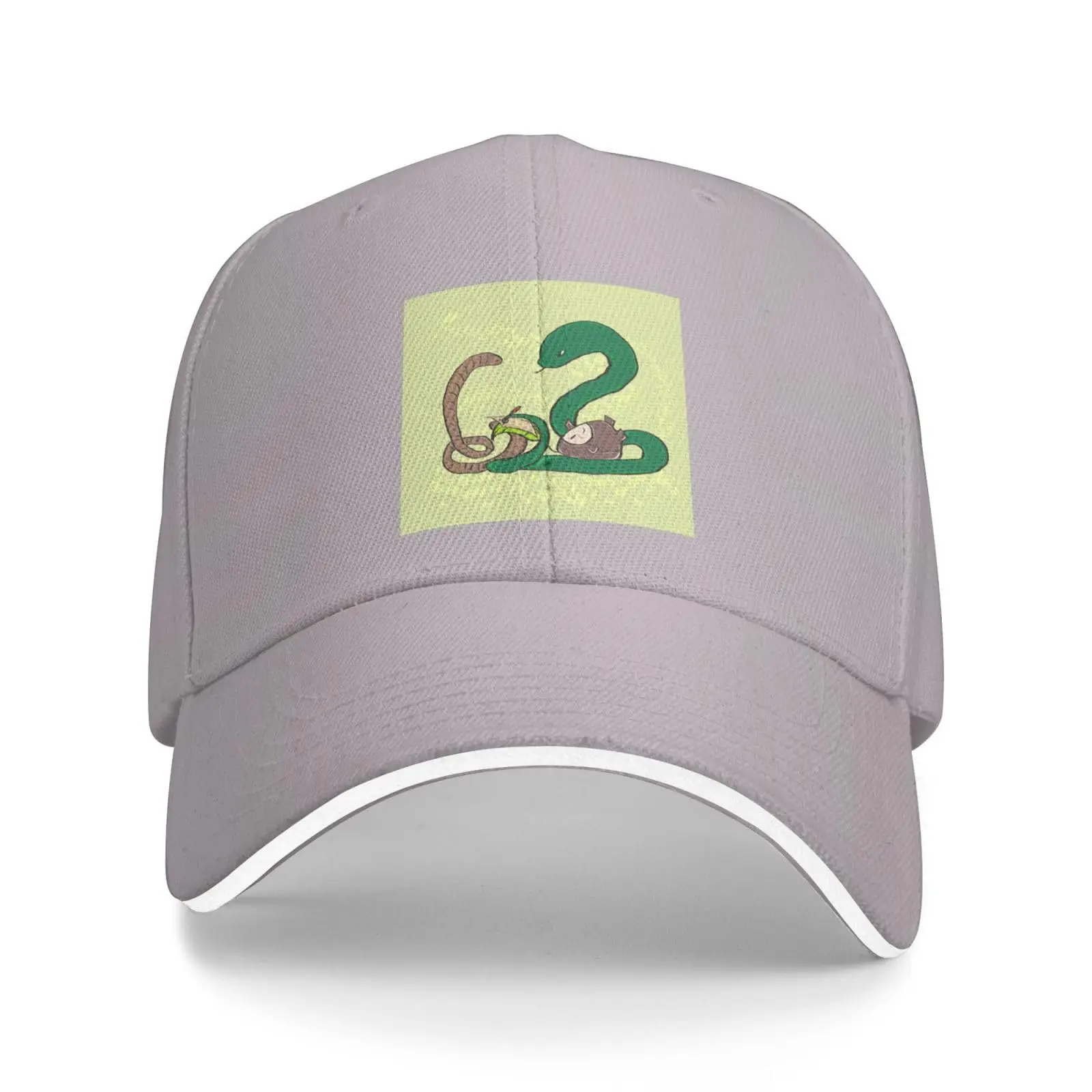 Sunflower Seeds Earthworm Snake Picture Casual General Baseball Cap Comfortable Breathable