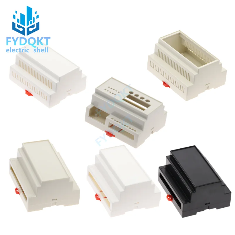 1PCS High-quality ABS Case Plastic Instrument Housing Electronic Power Box 88x107x59mm DIN Rail Wire Junction Boxes