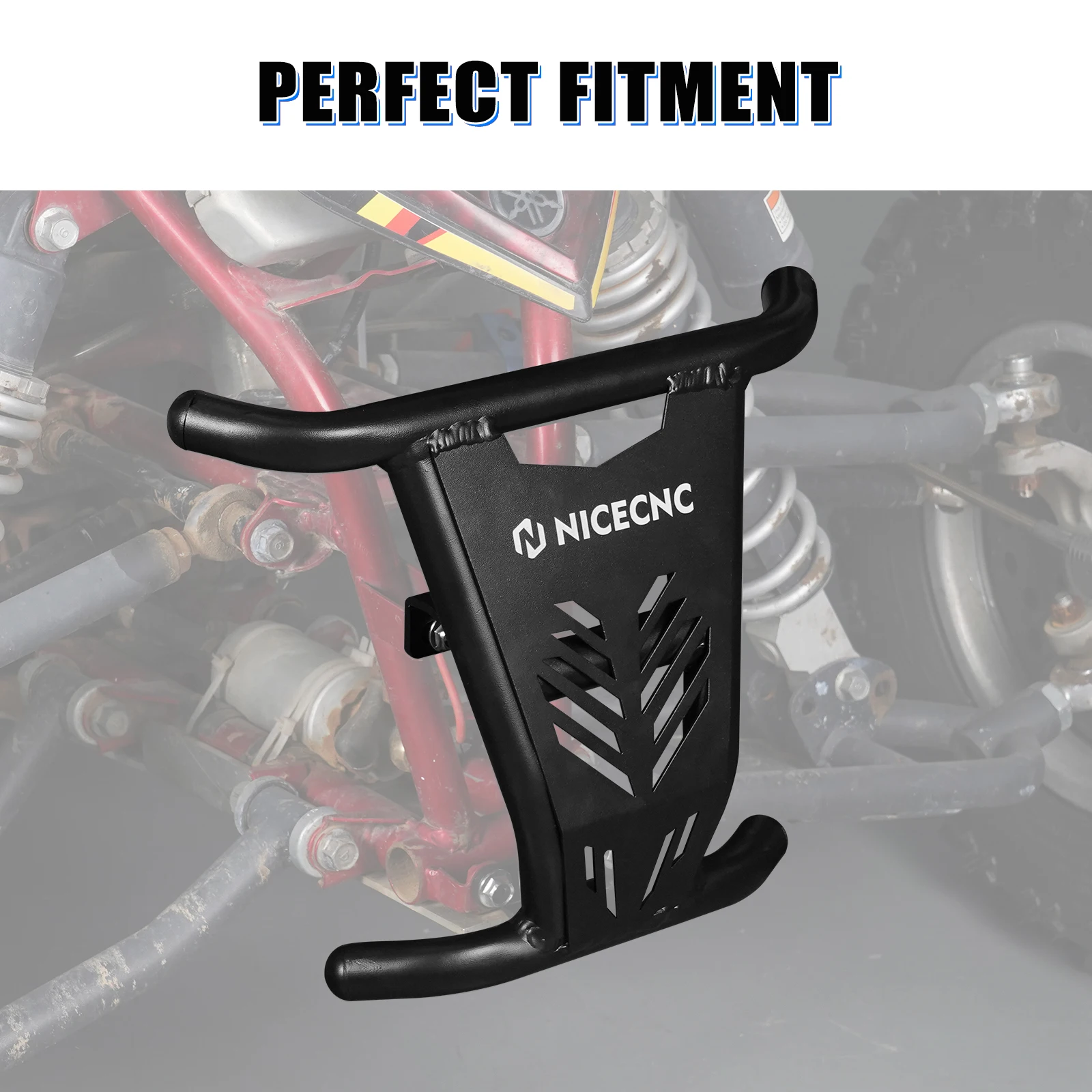 NICECNC For Yamaha Raptor 700 ATV Front Bumper Grab Bar Protector For Yamaha Raptor 700R 2016-2026 Thicken Aluminum Accessories - view 3