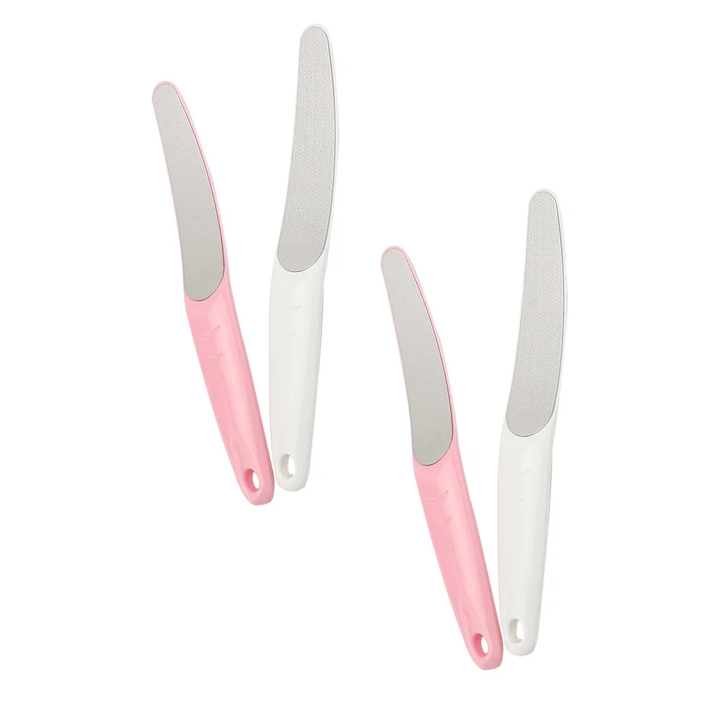 

4 Pcs Manicure Nail Tool Curved File Files Polishing Tools 10x11x11cm Abs for Natural Nails