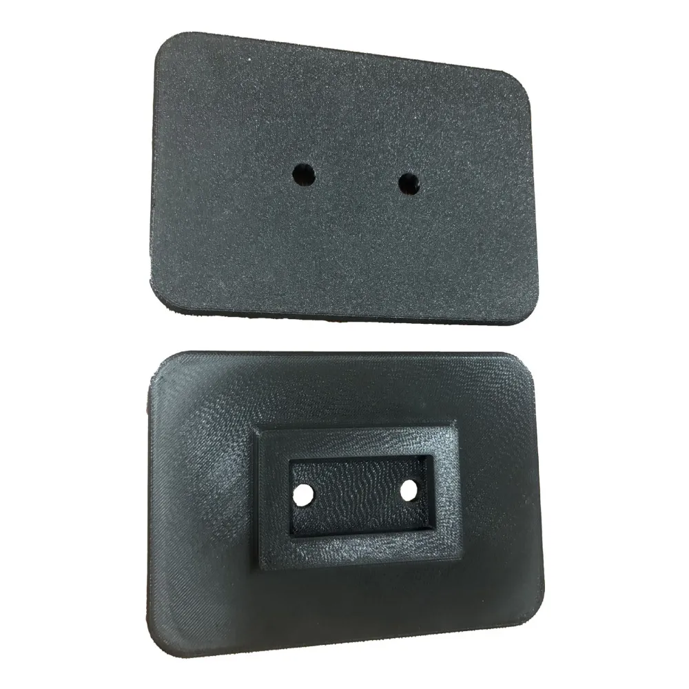 Camper Awning Support Foot Plate For Omnistor Stabilizer Base RV Exterior Accessories Heavy Duty Camping Gear Tool Black