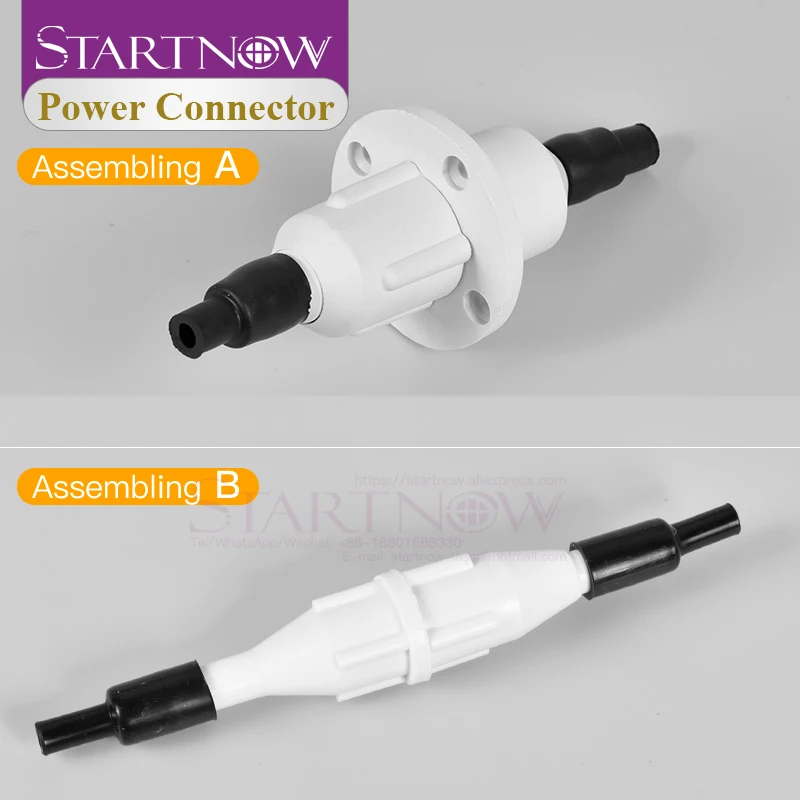 Startnow Steker Tegangan Tinggi Soket Kabel Listrik Kabel PSU Konektor Catu Daya Adaptor CO2 Laser Tabung Pemotong Ukiran