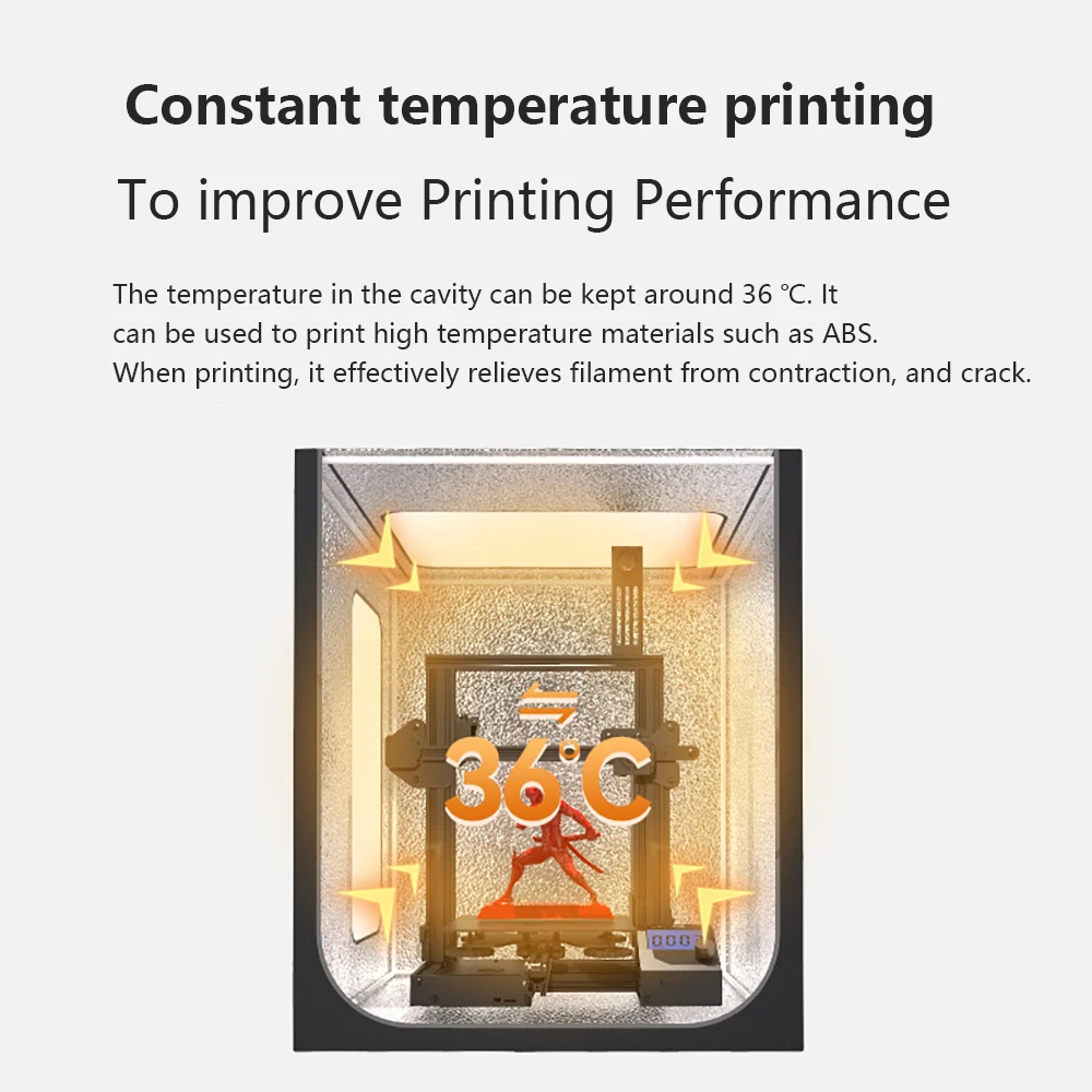 Imagem -02 - Esun-capa Impermeável para Impressora 3d Monitor de Umidade Temperatura Constante Poeira para Ender3 3s 3pro Ender5 Cr10 10s