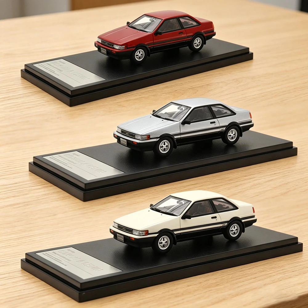 

Hi-Story Brand 1/43 Resin Model Cra Toyota COROLLA LEVIN 2door GT APEX（1983） Simulation Vehicles Collectible Decorate Gift