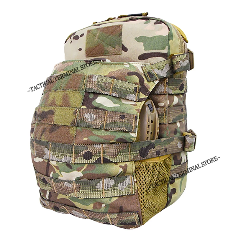 

Тактический подсумок MOLLE для гидратора и шлема, 3 л, для тактических плитоносителей, жилетов CPC AVS, аксессуары для спины, расширяемый подсумок для снаряжения