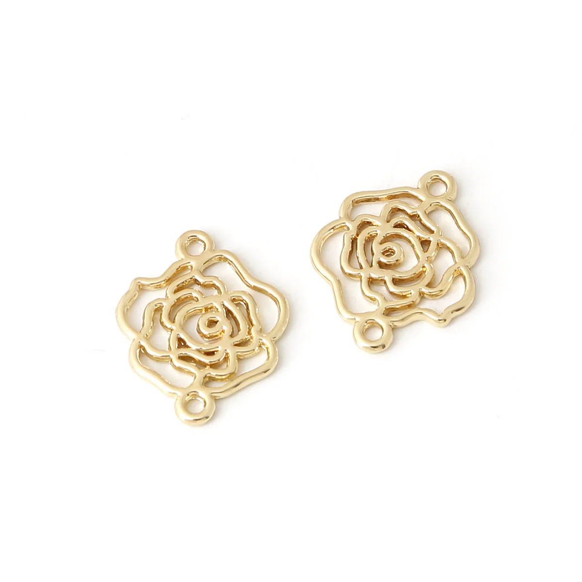 10pcs Alloy Pendant Antique Gold Charms Various Size For DIY Earrings Bracelets Necklaces Jewelry Crafts