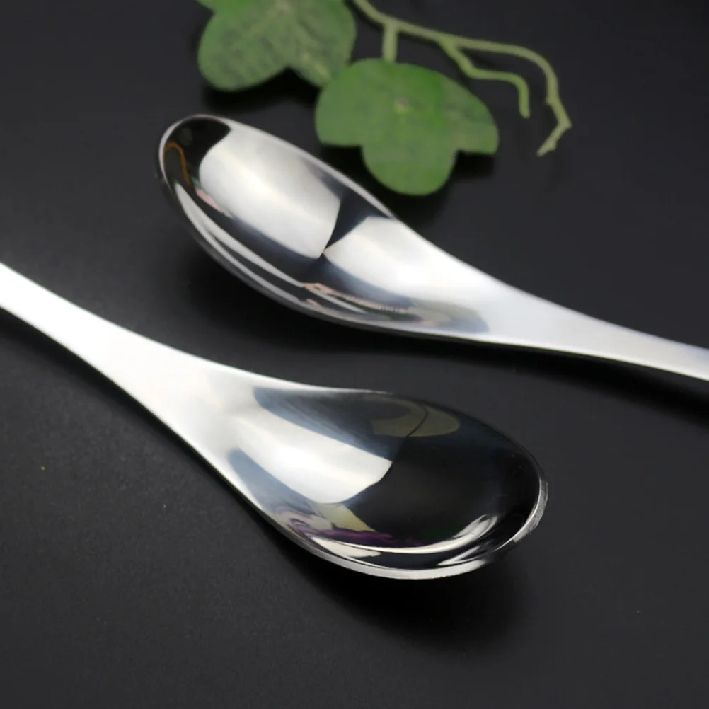 

2 Pcs Stainless Steel Spoon Fork Spork Multifunction Lunch Silverware Tableware Cutlery Portable Tool Metal Sporks Travel
