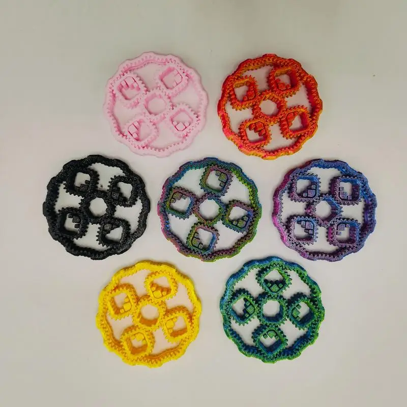 Fidget speelgoed kleine zintuiglijke planetaire uitrusting draagbare stressverlichting artefact voor volwassenen tieners Fidget zintuiglijke vingertop gyroscoop