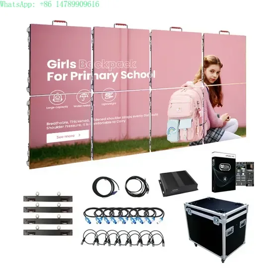 

LEDCustom Waterproof Display Advertising Screen 500*500 Indoor Outdoor P1.8 P2.5 P4 P6 P8 Video Wall Stage Rental Di