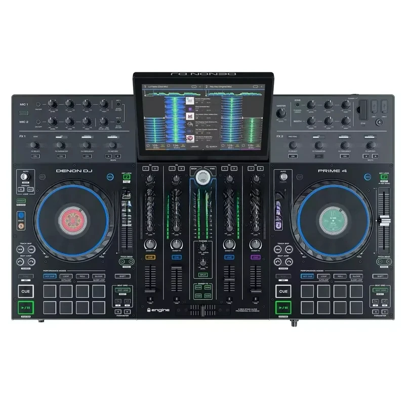 Denon Prime 4 4-Deck Standalone DJ Controller System 10Touchscreen