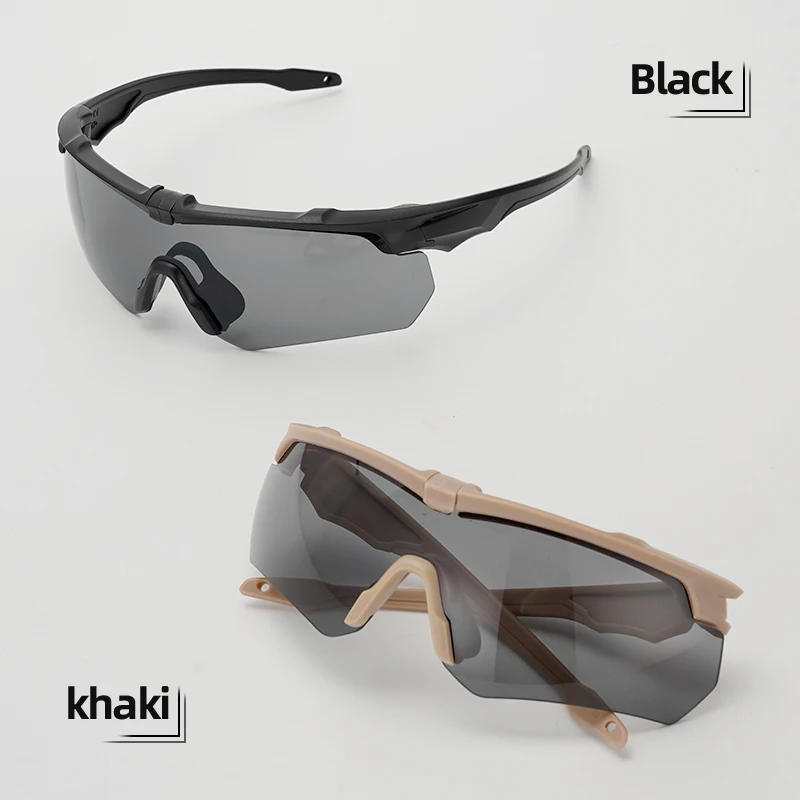 نظارات تكتيكية عسكرية CS مسدس هواء يندبروف نظارات الرماية HD 3 عدسة على الطرق الوعرة دراجة نارية تسلق الجبال نظارات واقية