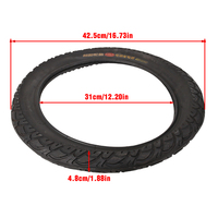 Bent mouth 16x2.50 16 Inch Outer Tyre And Inner Tube For Inmotion V10 V10F Unicycle Bike Foldable Bicycle Electric Scooter Tire