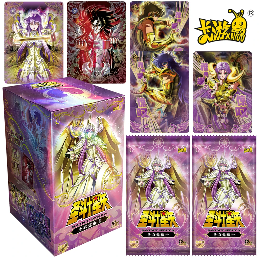 

KAYOU Genuine Saint Seiya Collection Card Mythical Theme Anime Character Hades Poseidon Rare Card Children's Favorite Gift Toy