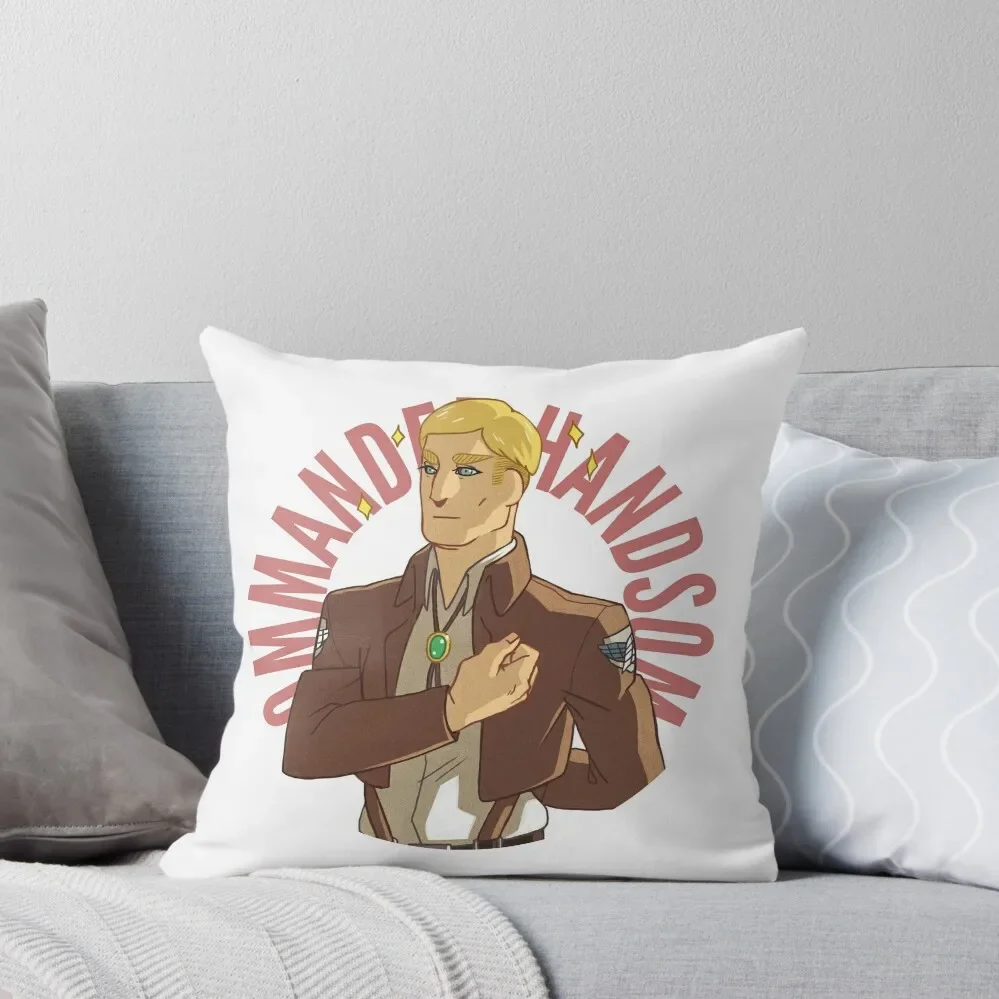 Erwin button - Commander Handsome Throw Pillow Custom Cushion Photo Pillow Case Christmas Decorative Cushion Cover pillow