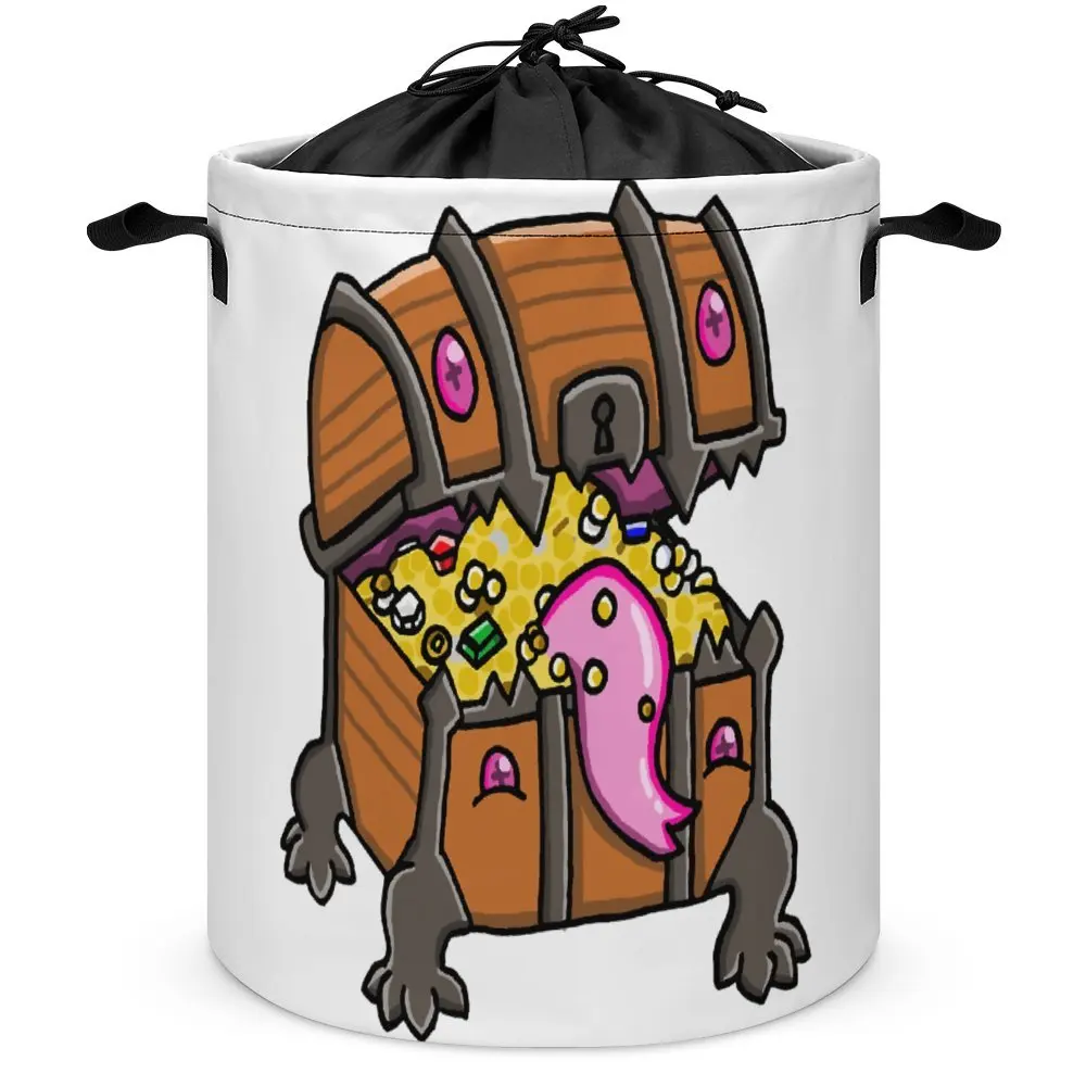 DND Mimic for Sale Tie Up Your Dirty Pocket Laundry Basket Dust Proof Storage of Socks Handle on Both Sides Convenient Creative