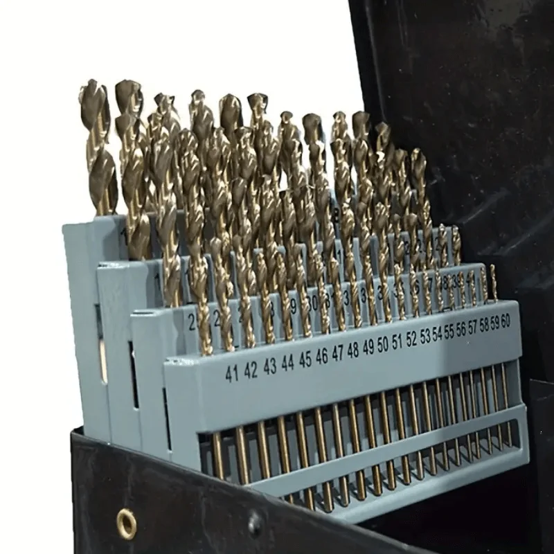 

Titanium Coated Twist Drill Set Drill Bits Coated with Titanium for Women's Fashion Summer Collection Cross-Border Items