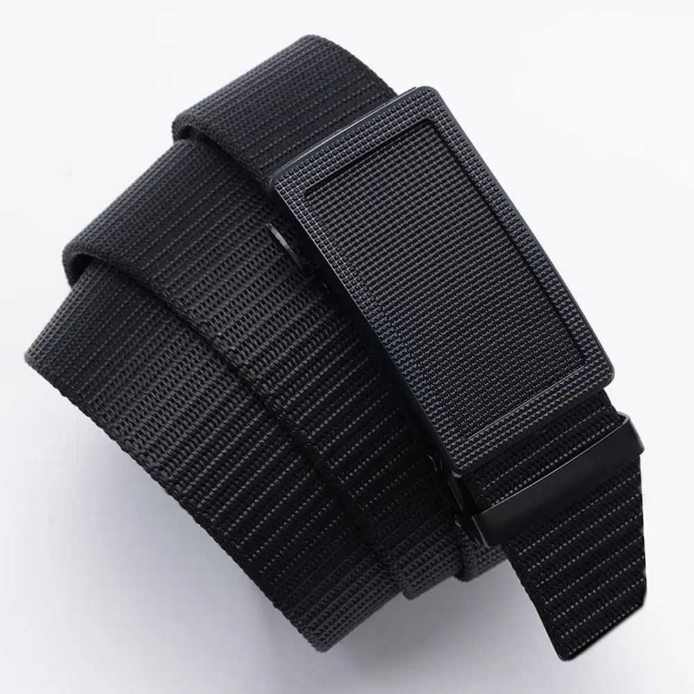 

Luxury Brand Nylon Belt Fashion Sports Business Casual Canvas Strap Automatic Buckle Waistbands