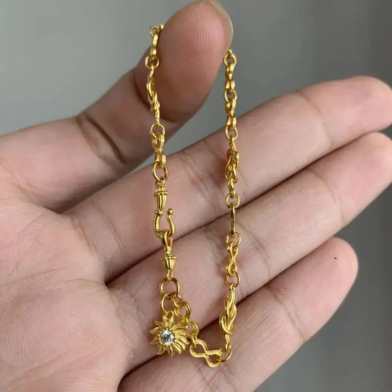 Fashion Trend High Quality Design Light Luxury flower bangles for women Classic Six pointed star Bracelet Jewelry Gift