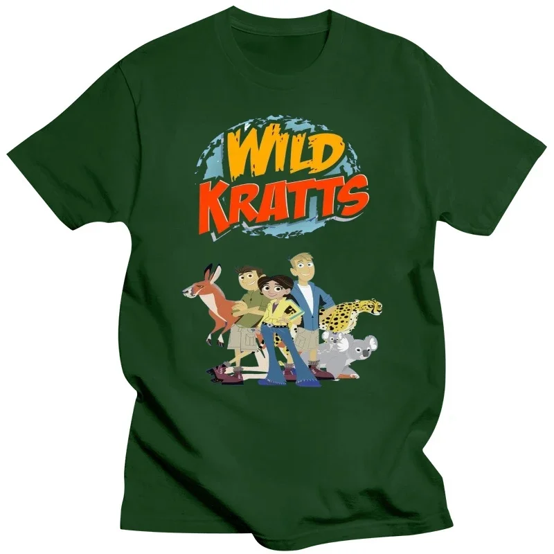 Kid\'s Funny Wild Kratts T-Shirts by Mjensen Fashion New Arrival Simple