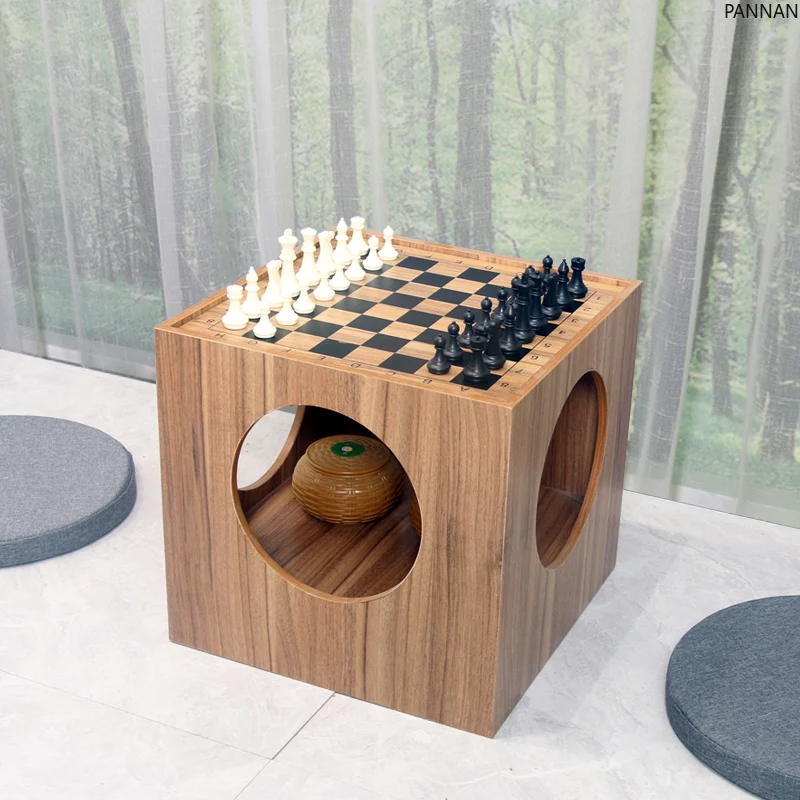 Chess Go dual-purpose chessboard table Gobang bay window sitting on the floor Tatami tea table