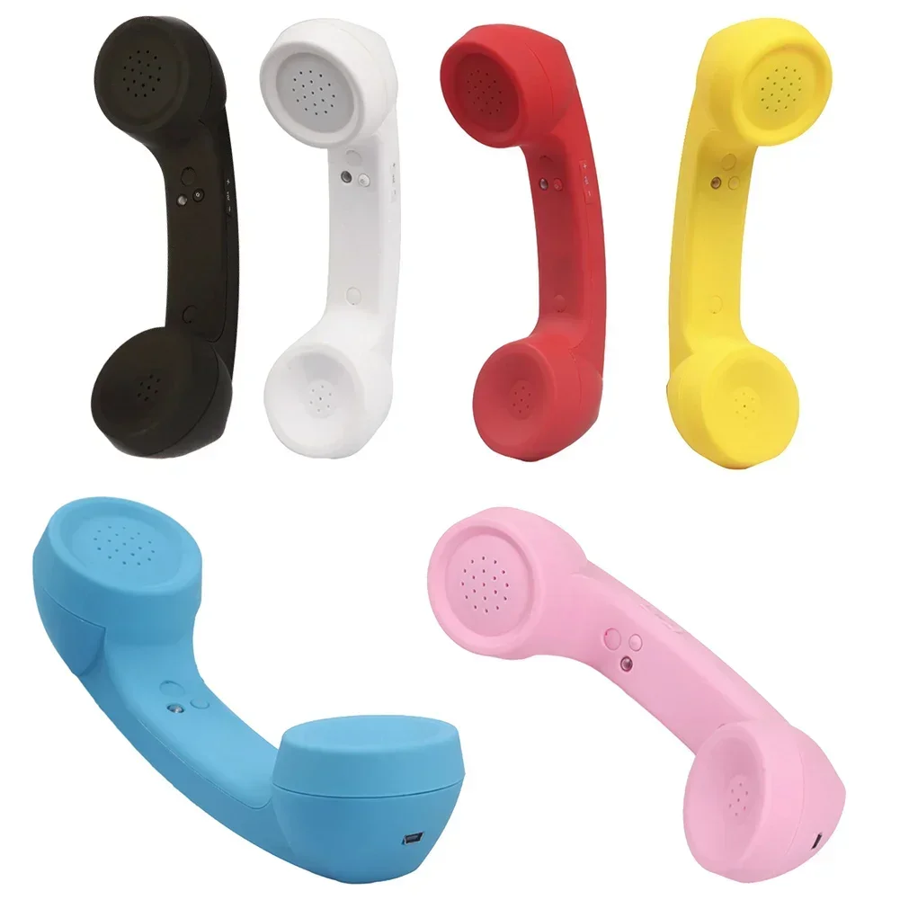 Retro Receiver Anti-radiation Telephone Handset Wireless Bluetooth-Compatible Phone Handset And Radiation Protection