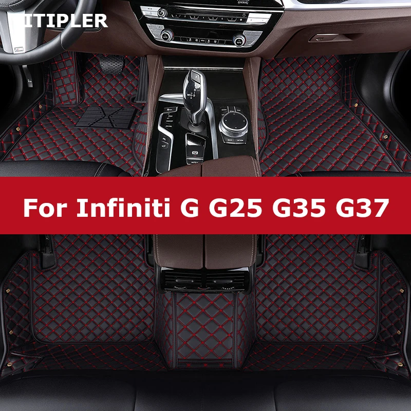 TITIPLER Custom Car Floor Mats For Infiniti G G25 G35 G37 Auto Carpets Foot Coche Accessories