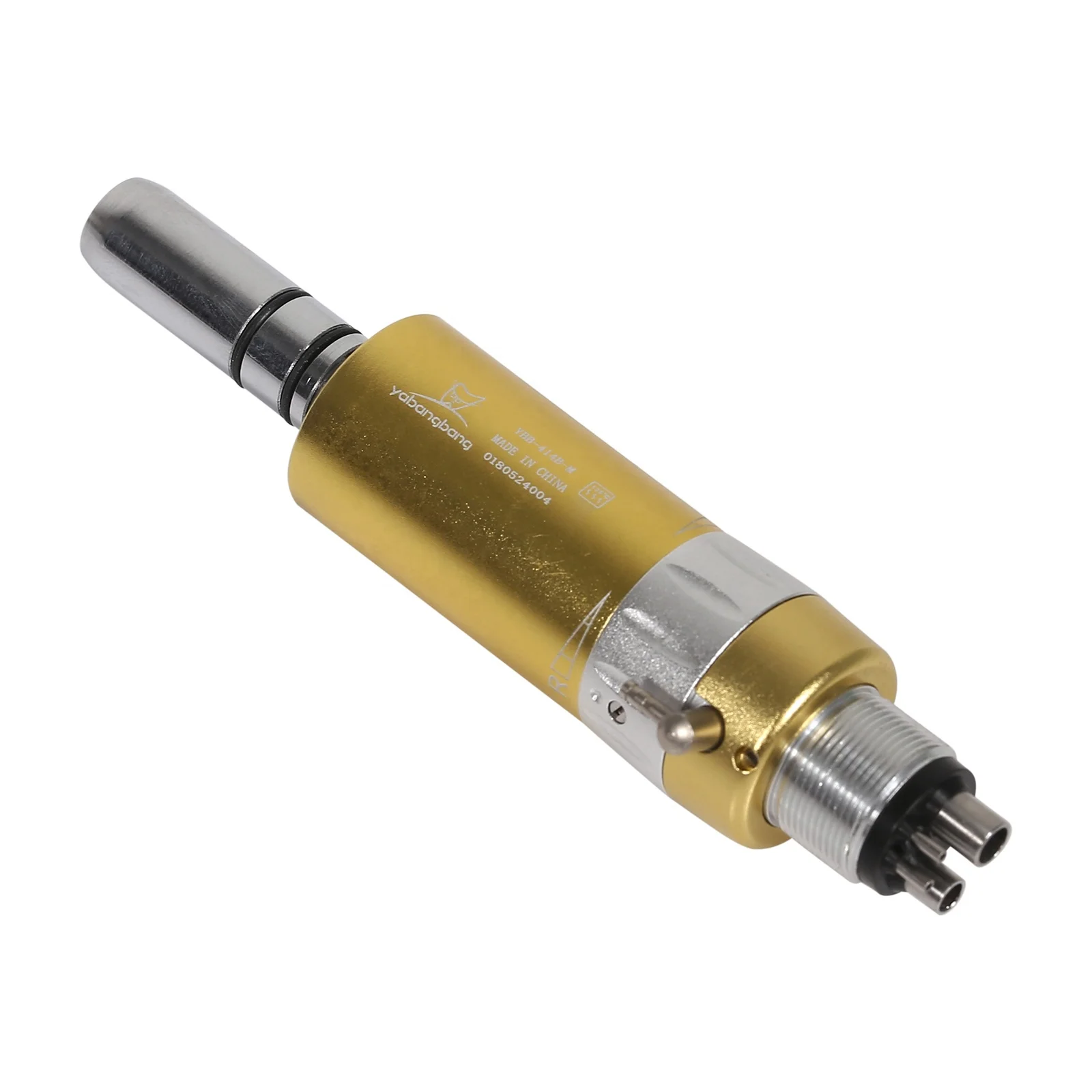 Hot Sale! NSK Style Den tal 1:1 E-type External Spray Air Motor 4 Holes Slow/Low Speed Handpiece Gloden