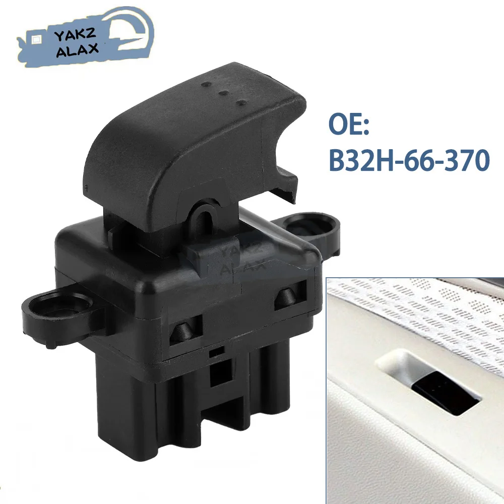 لمازدا 3 2004-2009 الجبهة اليمنى الركاب الخلفي نافذة واحدة التحكم زر التبديل B32H-66-370 B32H66370 اكسسوارات السيارات