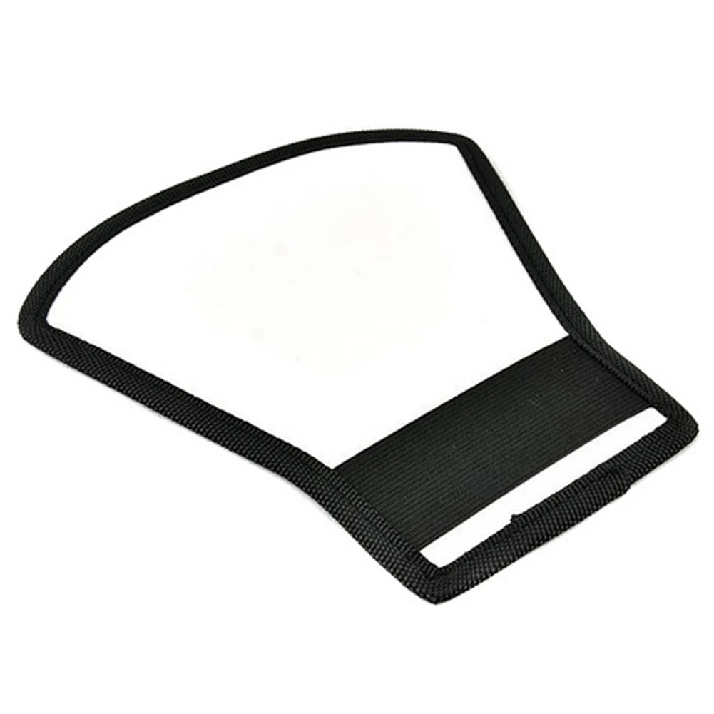 Bend Bounce Flash Diffuser with Elastic Strap Flash Bounce Reflector Diffuser Flash Light Reflector for Canon Nikon