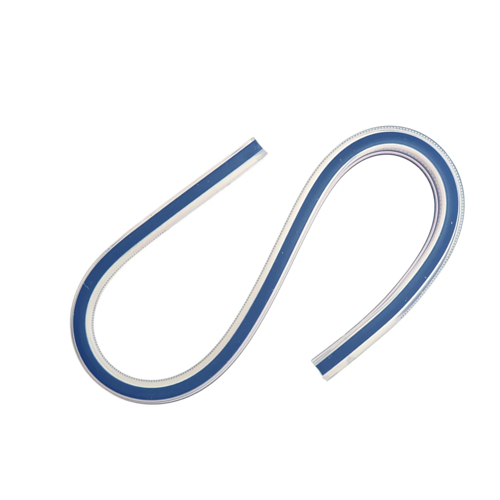 

40cm Snake Ruler Flexible Measuring Tape Durable Cloth Drafting Drawing Ruler Precision Metal Built Soft Practical