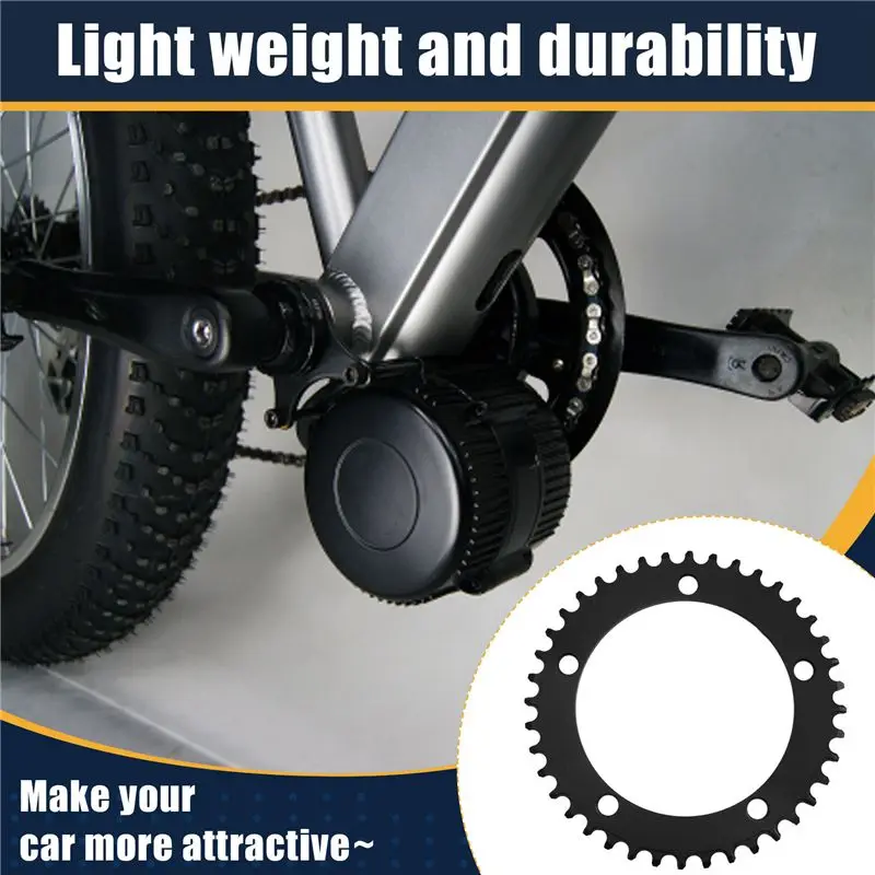 NEW HOT In Stock-For Bafang Mid Drive Motor 130BCD 40T Chainwheel Chain Ring Set Forbafang Mid Drive Motor Forelectric Bike Bicy view 3