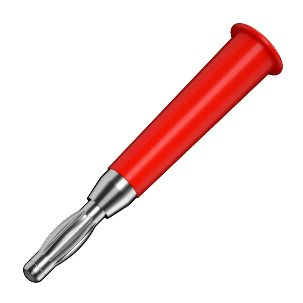 4mm Banana Socket Terminal for Speaker Test Cable Easy Insert and Play with Zinc Alloy Nickel Plated Copper Red Black Color