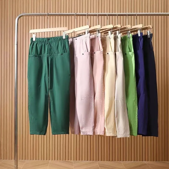 

Casual Pants ! Summer New Sle Versatile Loose Slim Straight Nine Points Harlan Carrot Pants Women's Pants