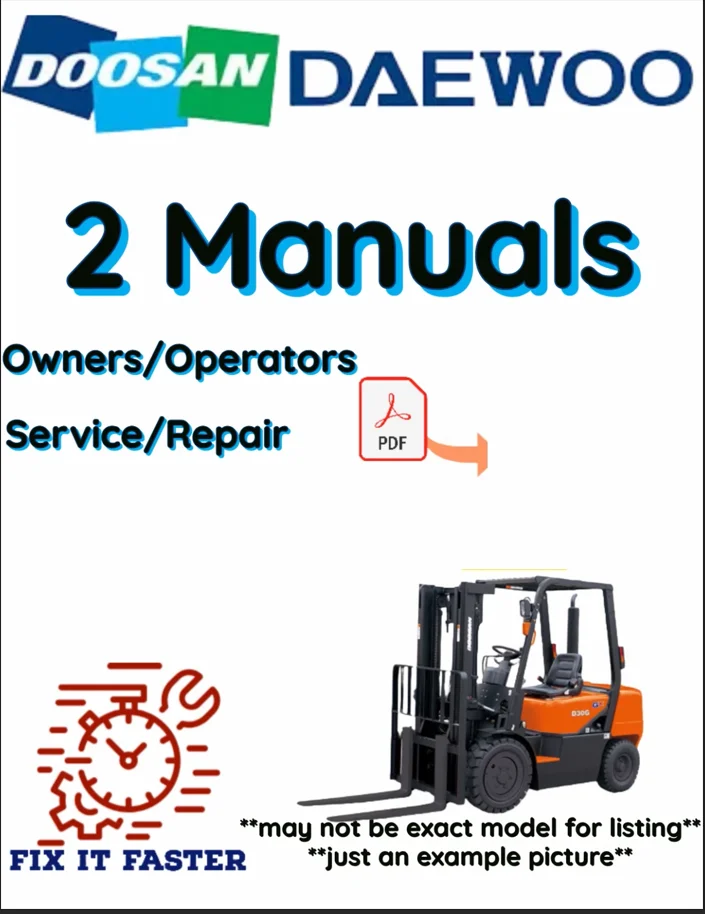 

Вилочный погрузчик SpecDiag Doosan 2019, руководство по обслуживанию в формате PDF и руководство по эксплуатации, схематическая схема DVD