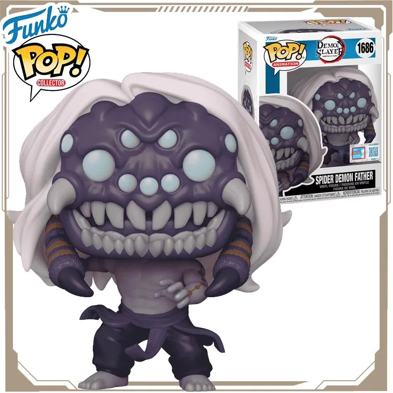 

FUNKO POP Original Demon Slayer Anime Figure Spider Ghost Father Action Figure Toys for Boys Girls Kids Gift Model Ornaments