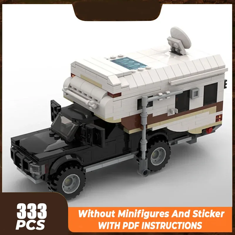 City Car Model Moc Building Bricks Perfect C-10 Classics Camper Technology Modular Blocks Gifts Christmas Toys DIY Sets Assembly