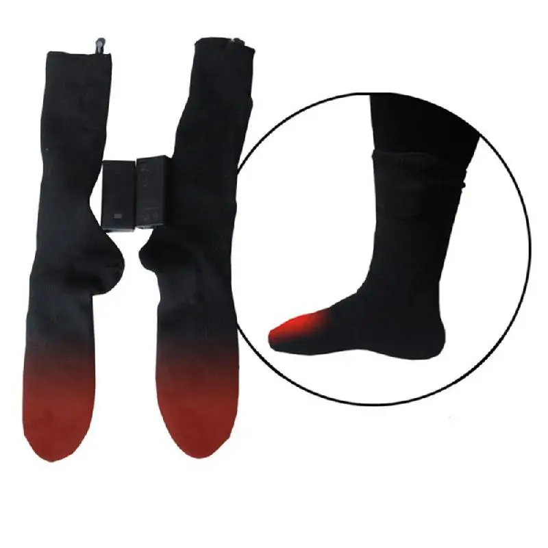 Calcetines más cálidos de 3V, calcetines eléctricos con batería recargable para mujeres y hombres, calefacción deportiva para invierno, esquí al aire libre, ciclismo